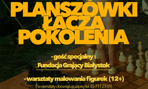 Zaproszenie na plenerowe spotkanie miłośników gier planszowych