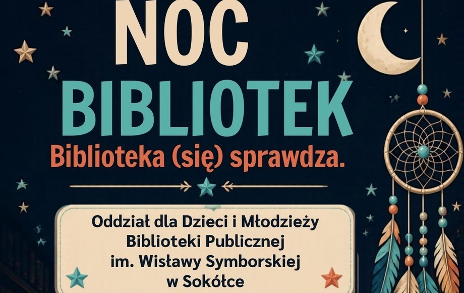 Noc Bibliotek w Sokółce: warsztaty i seans filmowy