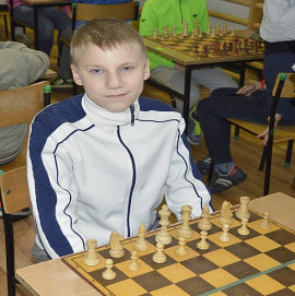 Norbert Kopeć przy szachownicy