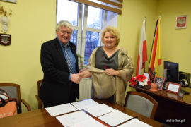 Podpisanie porizumienia między Sokółką a Grodnem