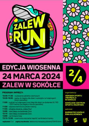 Zaproszenie do udziału w imprezie biegowej Zalew Run!
