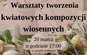 baner warsztaty kwiaty