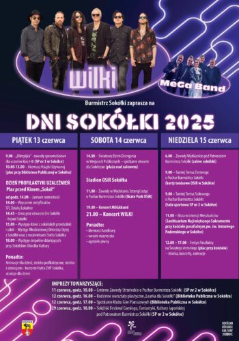 Plakat Dni Sokółki 2025