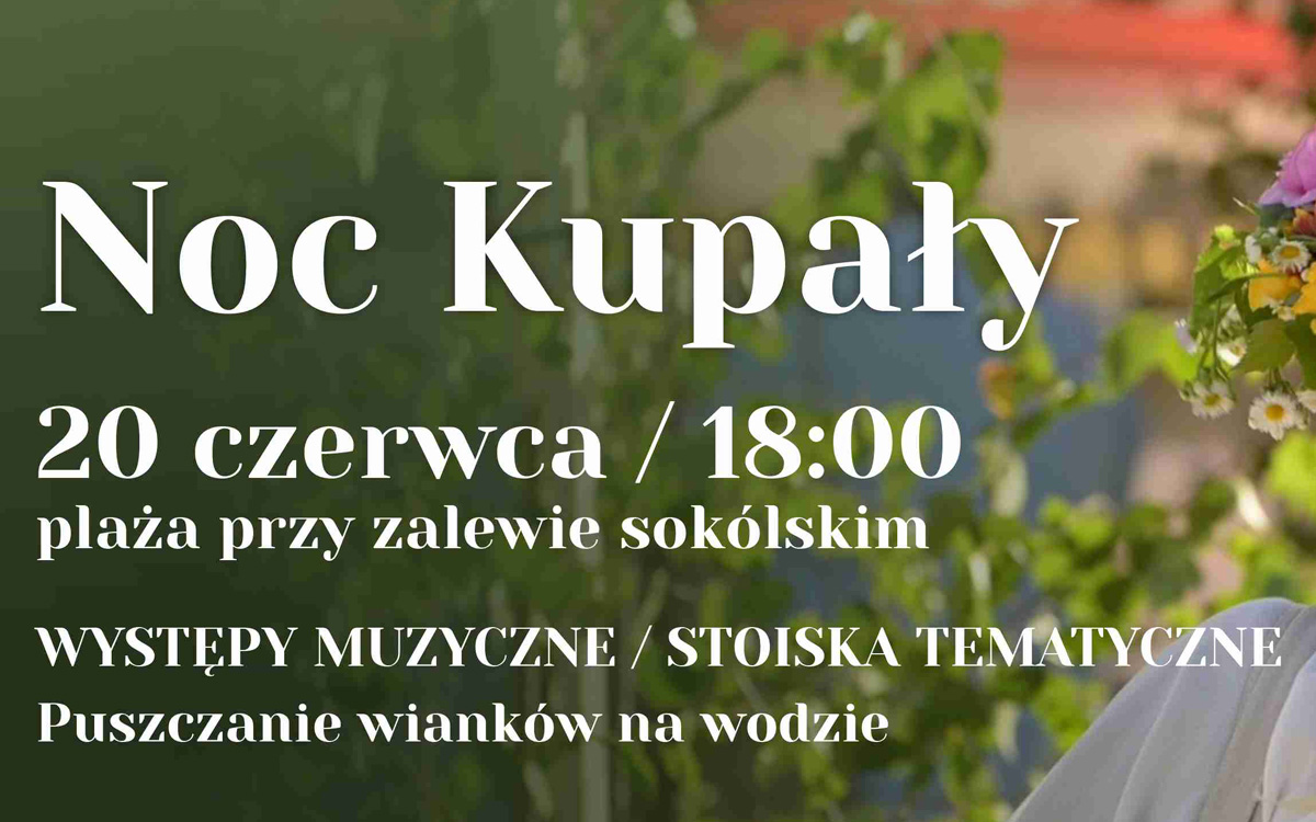 Noc Kupały nad sokólskim zalewem