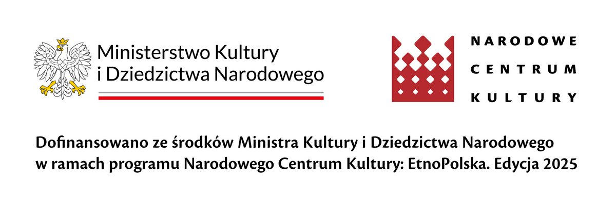 Projekt „Krajka – rekonstrukcje” dofinansowano ze środków Ministra Kultury i Dziedzictwa Narodowego w ramach programu Narodowego Centrum Kultury: EtnoPolska. Edycja 2025