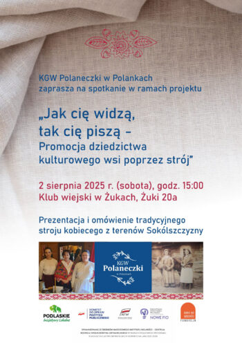 Zaproszenie na spotkanie w ramach projektu "Jak cię widzą tak cię piszą"
