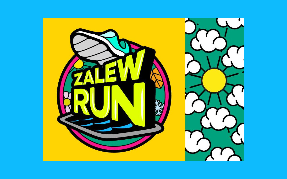 Baner Zalew Run Lato