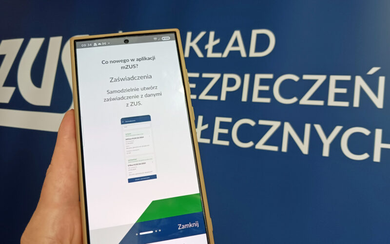 ZUS Aplikacja mobilna mZUS