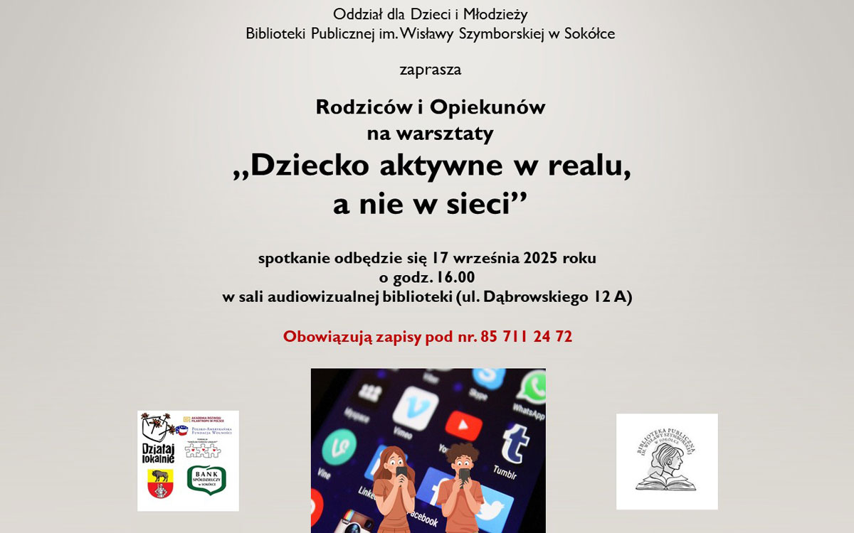 Dziecko aktywne w realu, a nie w sieci