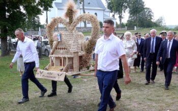 Na dożynkach 2025 w Starej Rozedrance