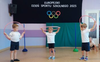 Dzieci z Przedszkola Nr 4 w Sokółce włączyły się w obchody Międzynarodowego Dnia Sportu Szkolnego