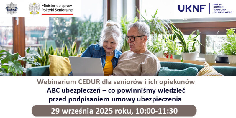 Webinarium odbędzie się 29 września 2025 roku w godzinach 10:00-11:30.