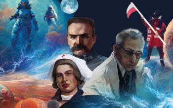Baner "Iskry Niepodległej"