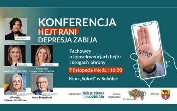 Konferencja „Hejt rani. Depresja zabija”
