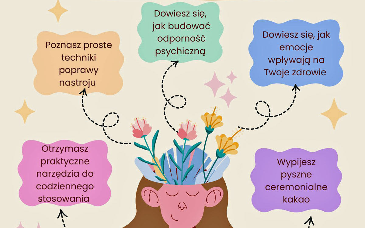 Zaproszenie na warsztaty „Zdrowie zaczyna się w głowie – sekrety pozytywnego nastroju”