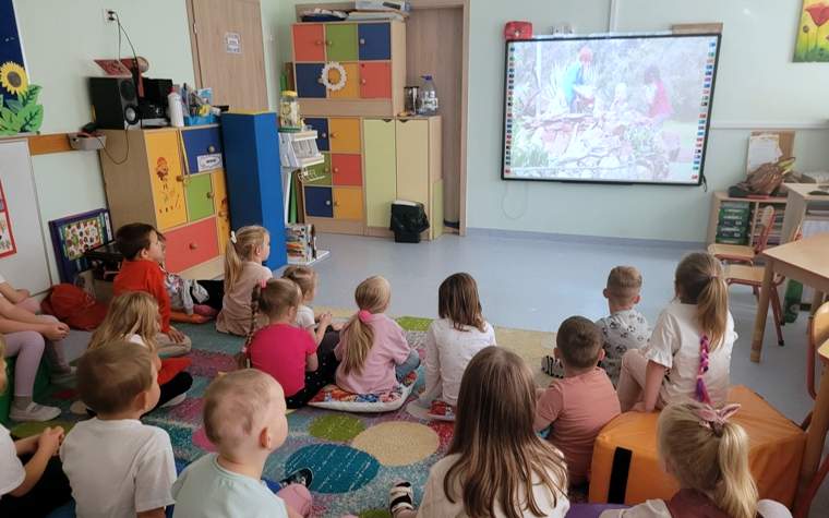 Mali filmowcy z Przedszkola nr 5 w Sokółce