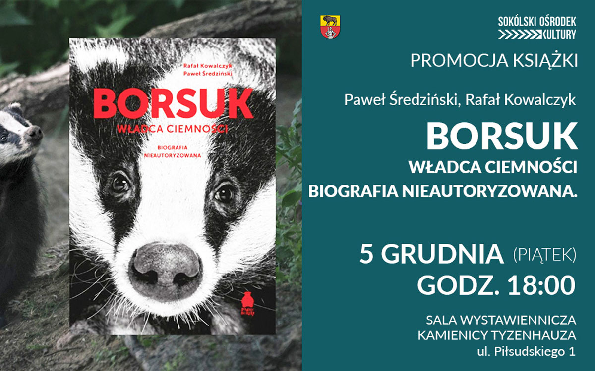 Spotkanie z autorami książki „Borsuk. Władca ciemności”