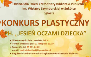 Konkurs plastyczny „Jesień oczami dziecka”