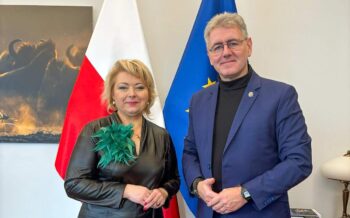 Burmistrz Sokółki z wizytą u Wicemarszałka Senatu