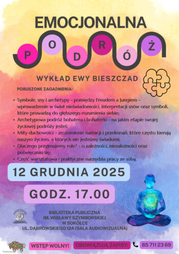 Zaproszenie na spotkanie pt. „Emocjonalna Podróż”