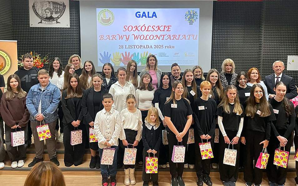 Sokólskie Barwy Wolontariatu - zdjęcie grupowe