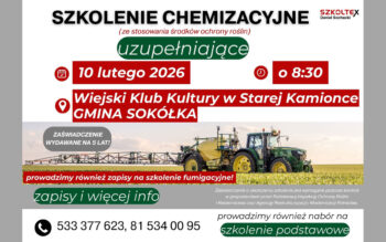 Szkolenie dla rolników dotyczące stosowania środków ochrony roślin