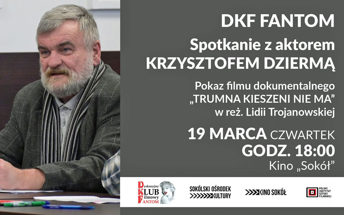 Spotkanie z aktorem Krzysztofem Dziermą w ramach DKF-u