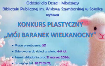 Konkurs "Mój baranek wielkanocny"