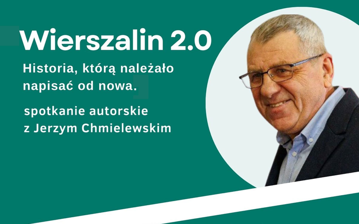 Biblioteka Publiczna w Sokółce zaprasza na spotkanie autorskie z Jerzym Chmielewskim
