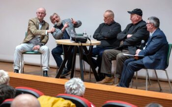 DKF Fantom miał wyjątkowego gościa - Krzysztofa Dziermę, który na spotkanie przyszedł w asyście przyjaciół