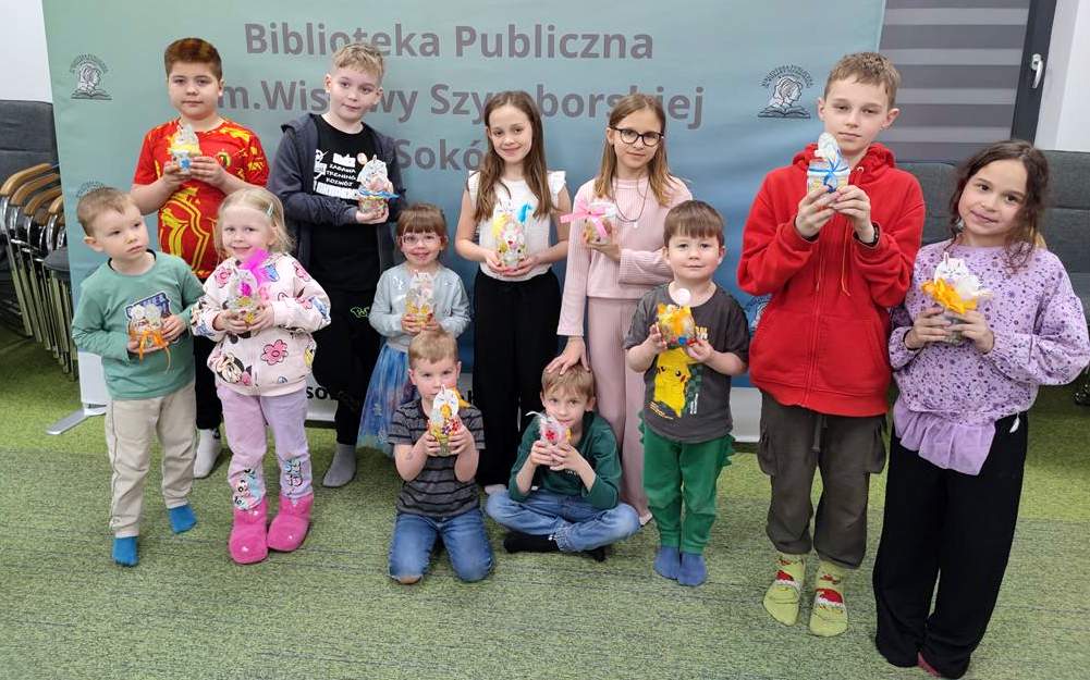 Warsztaty „Kolorowa Wielkanoc” w bibliotece