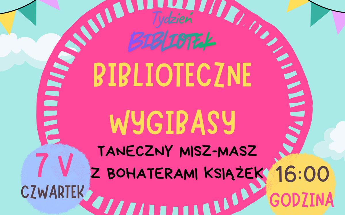 Zaproszenie dla dzieci na huczne rozpoczęcie „Tygodnia Bibliotek”