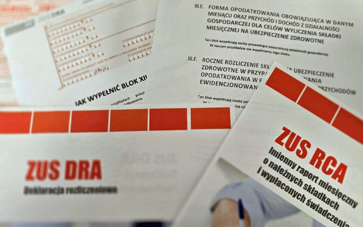 ZUS DRA RCA