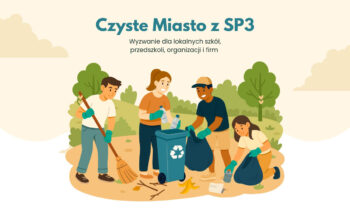 Czyste Miasto z SP3 - Wyzwanie dla lokalnych szkół, przedszkoli, organizacji i firm