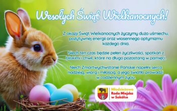 Życzenia Wielkanocne od Młodzieżowej Rady Miejskiej w Sokółce