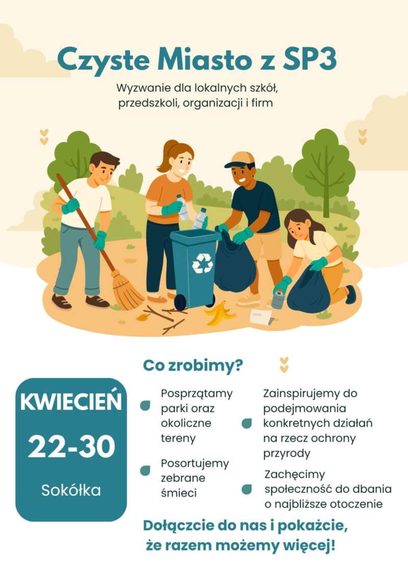 Wyzwanie dla lokalnych szkół, przedszkoli, organizacji i firm