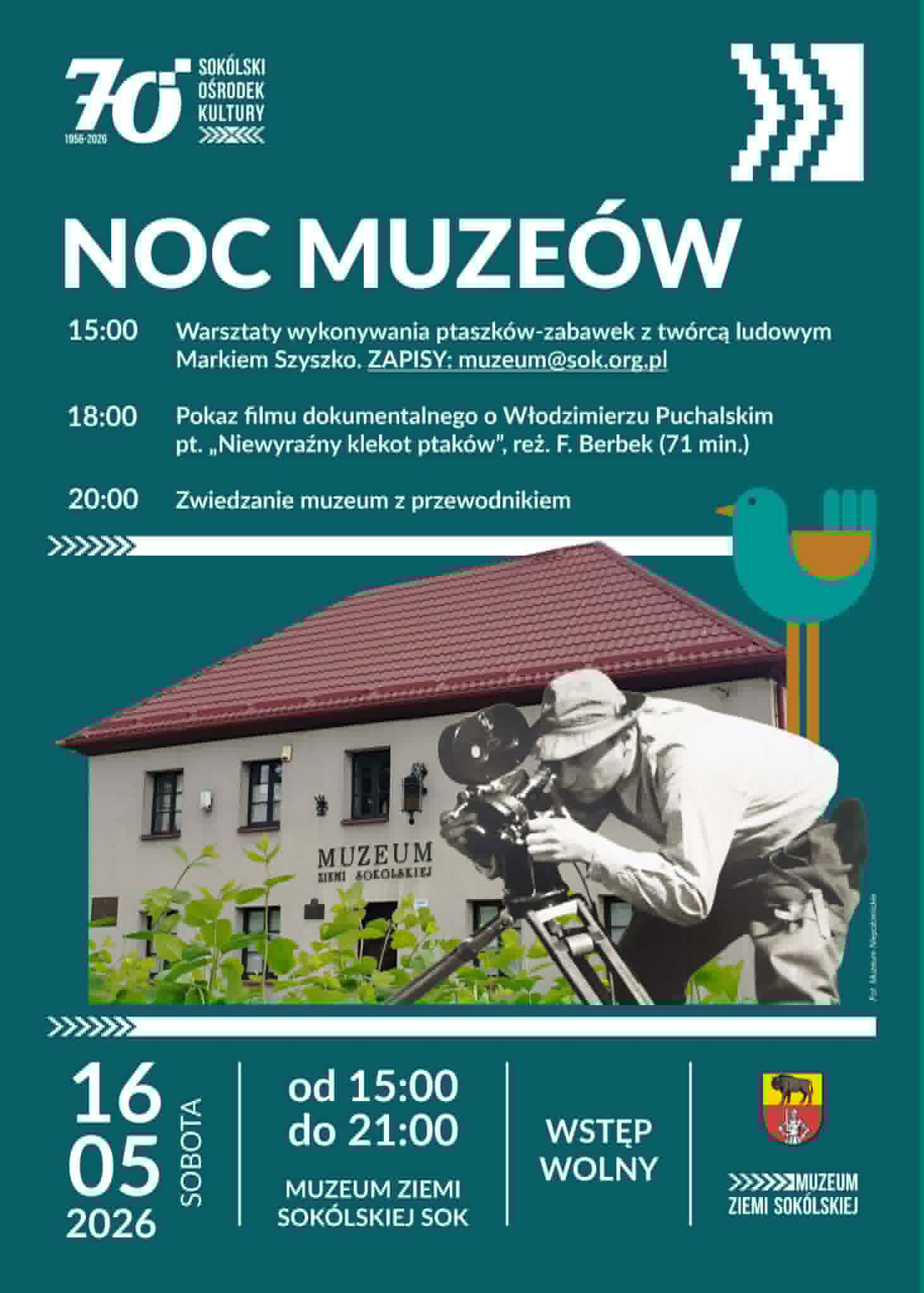 Program Nocy Muzeów w Sokółce