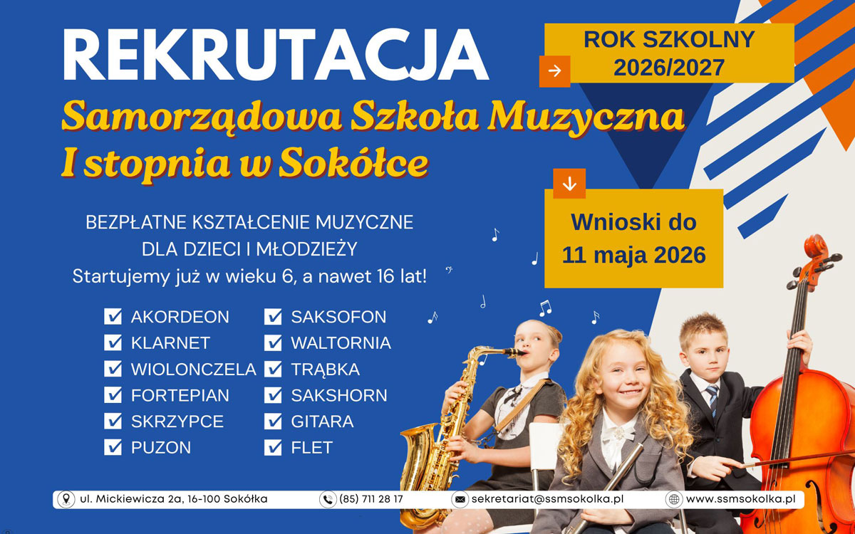 Rekrutacja do SSM na rok szkolny 2026/2027