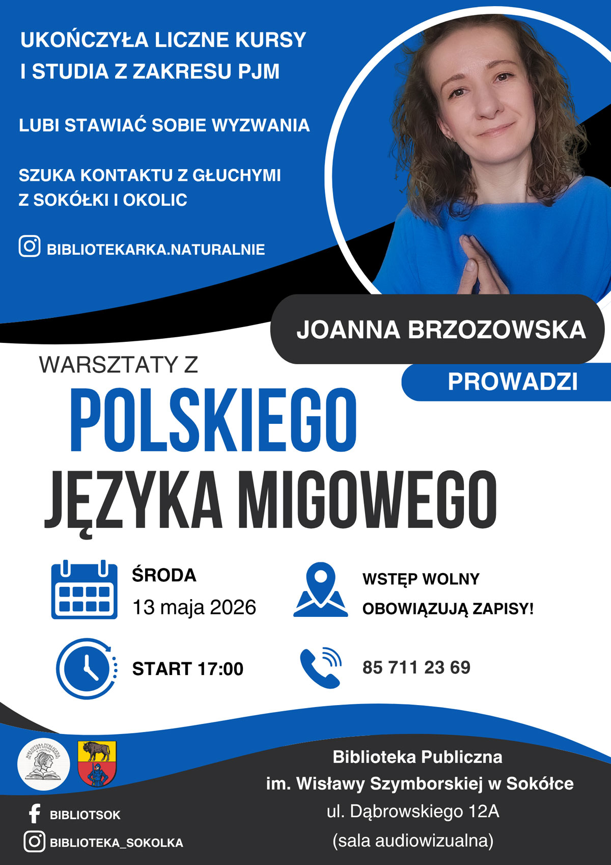 Zaproszenie do udziału w warsztatach języka migowego