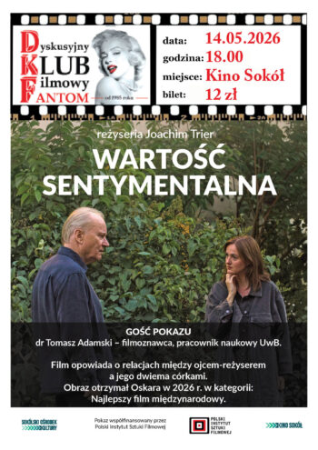 Film „Wartość sentymentalna” w ramach DKF Fantom