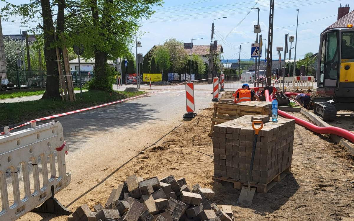 Trwają prace dotyczące przebudowy ul. Boh. Monte Casino w Sokółce