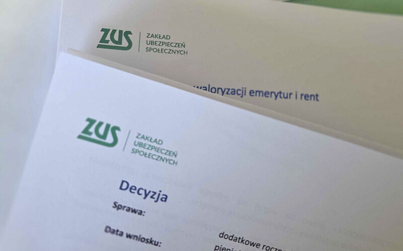 ZUS decyzja
