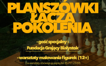 Zaproszenie na plenerowe spotkanie miłośników gier planszowych
